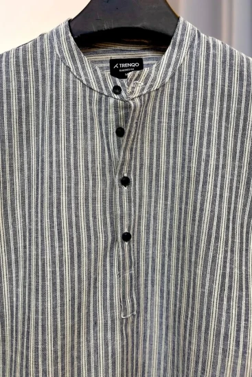 Men’s Grey & White Stripe Katua
