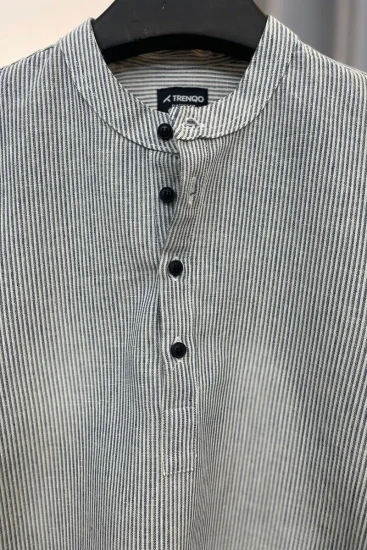 Men’s Black & White Stripe Katua